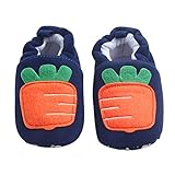 Domybest 秋冬 幼児用靴 子供用ファーストシューズ ベビー小児靴 かわいい フルーツのパターン 写真小道具 出産お祝い 滑り止め 柔らか 0-2歳に適して