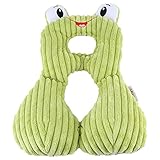Jollybaby ネックピロー シートベルト枕 クッション 可愛い動物 飛行機 ドライブ ベビーカー用 子供に最適 (カエル)