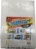 [T-3675033]ユタカ　シート　ＰＥ透明糸入りシート（ＵＶ剤入）　２．７ｍ×２．７ｍ B311