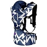 beautiful JR抱っこひも 新生児 ベビーキャリア多機能通気性赤ちゃん春夏秋冬適用抱き背負子抱きおんぶ紐 ブルー