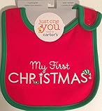 Just One You by Carter's First Christmas Bib by Carter's