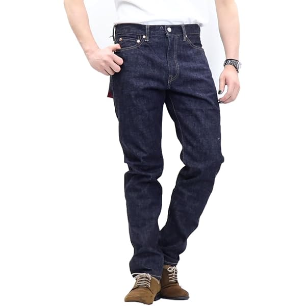 Amazon | [桃太郎ジーンズ] 出陣レーベル クラッシック