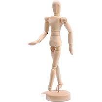 Amazon.co.jp: Andux Space デッサン人形 モデル 木製 美術/撮影