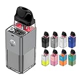 ベパレッソ XROS CUBE Pod System Kit 900mAh 2ml クロス キューブ ポッド 電子タバコ Vape ベイプ スターターキット ニコチンフリー (Grey)