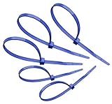 Tach-It 8 x 40 Lb Tensile Strength Blue Colored Cable Tie (Pack of 1000) [並行輸入品]