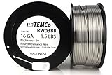 TEMCoニクロム80シリーズワイヤ16ゲージ抵抗AWG ga 16 AWG RW0388