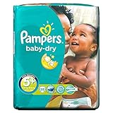 Pampers Baby Dry Size 5+ (13-27kg) Junior Plus x 22 per pack by Pampers [並行輸入品]