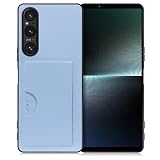 LOOF SKIN SLIM-SLOT Xperia 1 V SOG10 / SO-51D / 1 V Gaming Edition 用 エクスペリア ケース カバー カードポケット カード収納 カード 背面 スマホケース スマホカバー 背面カード収納 [ベビーブルー]