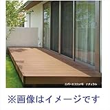 タカショー　エバーエコウッド2　デッキセット　（床板115mm幅仕様）　1間×6尺　「2017年秋　新商品」　『ウッドデッキ　人工木』 ホワイト