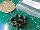 円柱スイッチキャップ＜φ6mm　高さ5mm 黒＞10個入＜1sw-342＞