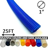 コルゲートチューブ ー カラータイプ 1" - 25ft WL-100-25-BL