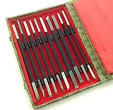 バギオ（baggio）石彫 彫刻刀 篆刻刀 鉄筆 印刀10本セット 篆刻印 落款印 遊印 (01. 10本)