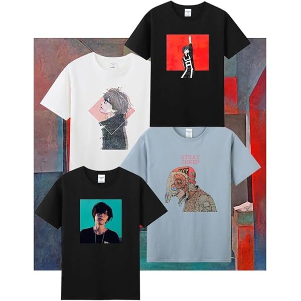 Amazon.co.jp: 米津玄師 空想ねこちゃんT 黒Tシャツ ブラック L