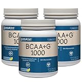 【3個セット】◎＜レモネード＞［ 大容量１kg ］ BCAA（分岐鎖アミノ酸）+Lグルタミン【海外直送品】