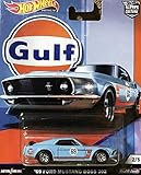 Hot Wheels ホットウィール PREMIUM プレミアム CAR CULTURE Gulf ガルフ METAL 1969 FORD フォード MUSTANG マスタング BOSS ボス 302 ミニカー