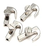 亜鉛合金 ピクチャー レールフック4本 セット 自在 金具 展示用 額縁 絵画