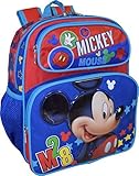 Disney Mickey Mouse Deluxe 12" Small School Bag Backpack [並行輸入品]