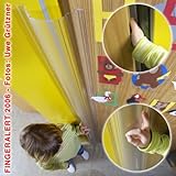 あらゆるドアからお子様の指詰めを防ぐストッパー フィンガー・アラート(2本セット) 0640m