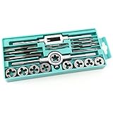 20メトリックタップデンタルセットハンドヘルドタップレンチダイカットメトリックワイヤタップセット