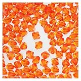 ファイニエ ソロバンビーズ 5mm 1000個 セット オレンジ 穴あり ハンドメイド 手芸 材料 アクセサリー パーツ AP2460