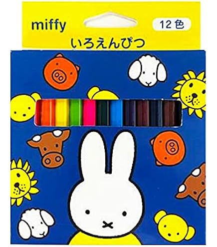 Amazon | ミッフィー ケース付きミニ色鉛筆 【6色】 4445 クツワ MF659 