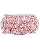RuffleButts ラッフルバッツ　フリルブルマ　レッドシアサッカー (6-12m(60-70cm)) [並行輸入品]