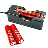 2本セット 3000mAh 18650 3.7V 充電式リチウムイオン電池 戦術懐中電灯 電池,充電池 保護回路付き