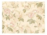 York Wallcoverings LN7600SMP Remington Rose Peony 8 X 10 Wallpaper Memo Sample [並行輸入品]