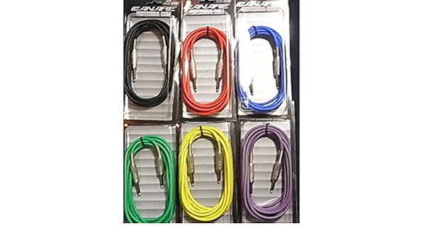 Amazon Canare カナレ シールドケーブル ギター ベース用シールドケーブル 5m G05 G 05 緑 シールドケーブル 楽器 音響機器