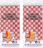 Red Checkered Resteraunt Deli Basket Liners- Set of 30- Made in the USA by Nikki's Knick Knacks