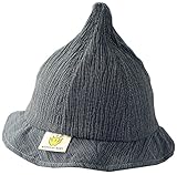 (ラクエスト) Laquest 帽子 日よけ キャップ ハット 薄手 軽い とんがり おしゃれ 男女共用 ベビー キッズ 幼児 (グレー)