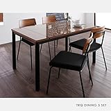 【商品名】GTT おうちカフェスタイル ガラス天板 ダイニング5点セット ダイニングテーブル＆ダイニング チェア４脚 北欧テイスト【サイズ】テーブル 幅130×奥行80×高さ72.5cm チェア47.5×奥行53.5×高さ81/座面高46c