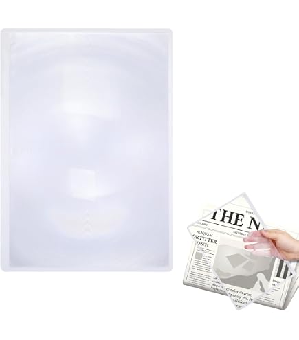 Amazon.co.jp: スタンド付き虫眼鏡、25cmx14.5cm フレキシブル