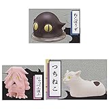ばけねこぞろぞろ フィギュアマスコット 3種セット キタンクラブ KITAN CLUB ガチャポン 妖怪 猫 ネコ デスクトップ フィギュア