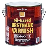 ニッペ(Nippe) WOOD LOVE 油性ウレタンニス つや消しクリヤー 750ML
