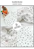 バンブーおくるみ オーガニックコットン swaddle ブランケット　スワトル おくるみ bamboo新生児用ブランケット バンブーガーゼー素材 (bambu-02-113)