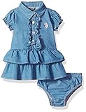 U.S. Polo Assn. DRESS ベビー・ガールズ US サイズ: 6/9 Months カラー: ブルー