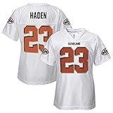 Outerstuff Joe Haden NFL Cleveland BrownsレプリカホワイトJersey乳児幼児Girls 124t 3T ホワイト