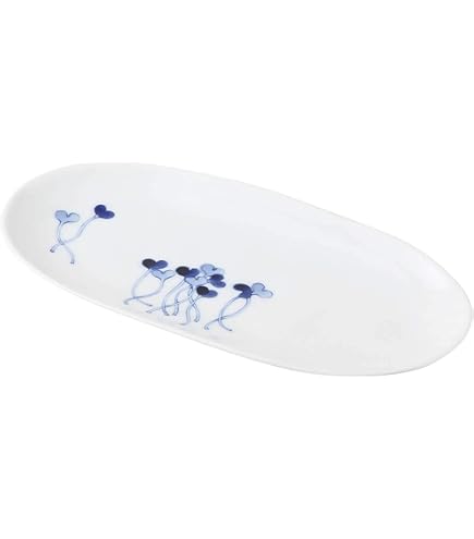 Amazon.co.jp: 深川製磁 花鳥唐草 5号和皿揃 有田焼 中皿 銘々皿