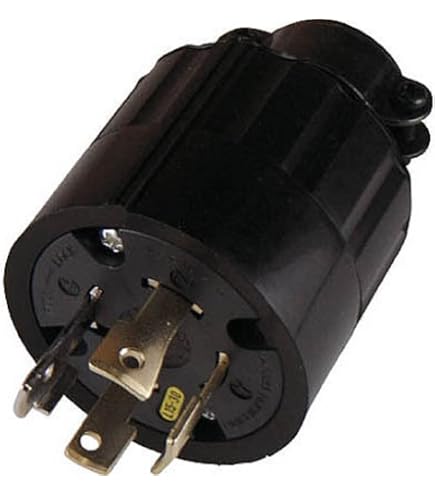 Amazon.co.jp: アメリカン電機 引掛形 ゴムプラグ 接地3P30A250V 4322R