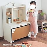 【Disney】ディズニー　キッチン型おもちゃ収納　ミッキーマウス