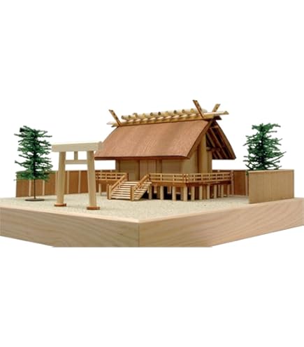 Amazon | ウッディジョー 1/150 神明造り 神社 木製模型 組立キット