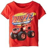 Blaze and the Monster Machines Little Boys' Toddler Short Sleeve T-Shirt Red 3T [並行輸入品]