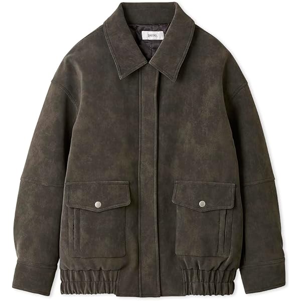 Amazon | [ファーファー] バイカラーツイードスタジャン RWFJ241035