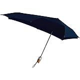 傘 耐風 Senz センズ オートマチックデラックス 折りたたみ傘 雨傘 日傘 晴雨兼用 紫外線 UVカット ミッドナイトブルー senz201-MB 91x91cm