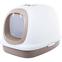 Amazon | 猫 トイレ ドーム型 大型 猫用トイレ本体 フード付き猫
