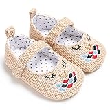 ベビーシューズ　ファーストシューズ　プリンセスシューズ　笑顔　ソフト　可愛い　柔らかい　女の子　ガールズ (M, カーキ)