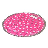 My Vision お片づけ キッズゾーン 子育て ママ 子供 掃除 家事 育児 おもちゃ 収納 簡単 持ち歩き 纏める 赤ちゃん 幼児 ベビー 用品 知育 (Mサイズ ピンク) MV-KIDSZON