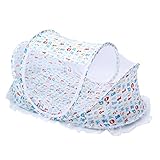 ベビー 蚊帳 簡単収納折りたたみ 携帯用　ベビーベッド用蚊帳 蚊対策　虫よけ　夏 必需品　お出かけ (NO.1)