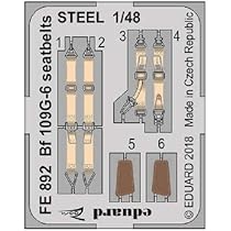 エデュアルド 1/48 Bf109G-6 シートベルト ステンレス製 ズべズダ用 プラモデル用パーツ EDU49832 dwos6rj Amazon | エデュアルド 1/48 メッサーシュミット Bf109G-6
